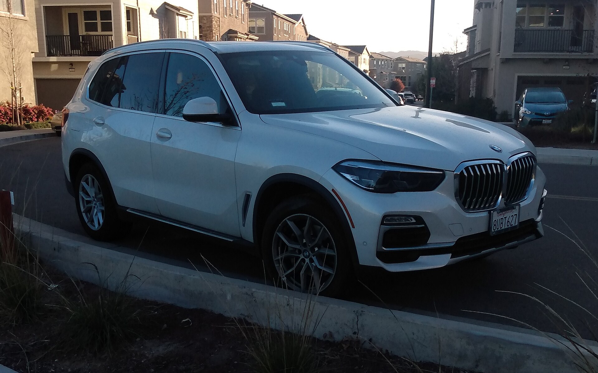 White BMW X5