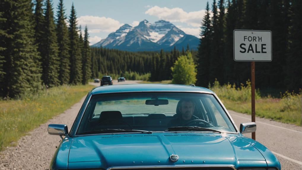 selling unregistered cars in alberta